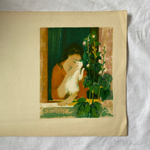 Charger l'image dans la galerie, Lithographie "Le chat blanc à la fenêtre"
