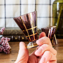 Charger l'image dans la galerie, Verres à liqueur soufflés Art Déco
