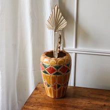 Charger l'image dans la galerie, Grand vase  vintage en céramique terracotta
