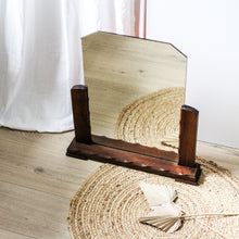 Charger l'image dans la galerie, Miroir Art déco à poser en bois vintage
