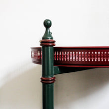 Charger l&#39;image dans la galerie, Desserte vintage en bois et plateaux amovibles
