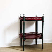 Charger l&#39;image dans la galerie, Desserte vintage en bois et plateaux amovibles
