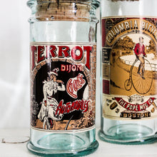 Charger l&#39;image dans la galerie, Grands bocaux de cuisine en verre vintage
