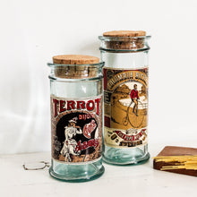 Charger l&#39;image dans la galerie, Grands bocaux de cuisine en verre vintage
