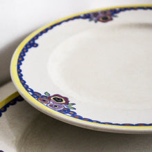 Charger l&#39;image dans la galerie, Duo d&#39;assiettes anciennes colorées
