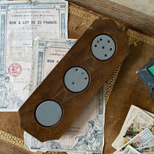 Charger l&#39;image dans la galerie, Thermomètre, baromètre et hygromètre en bois vintage
