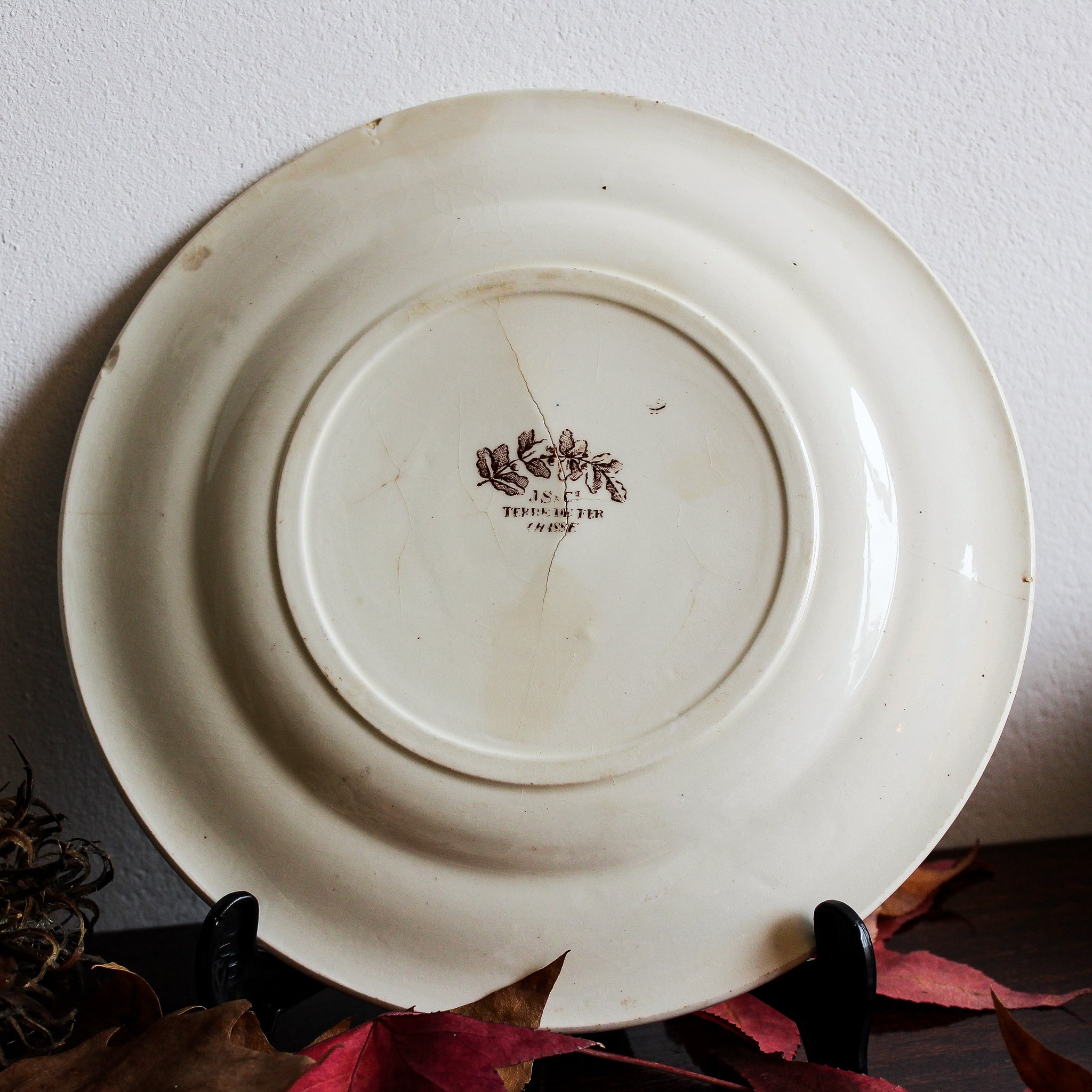 Assiette terre de fer Clairefontaine, 